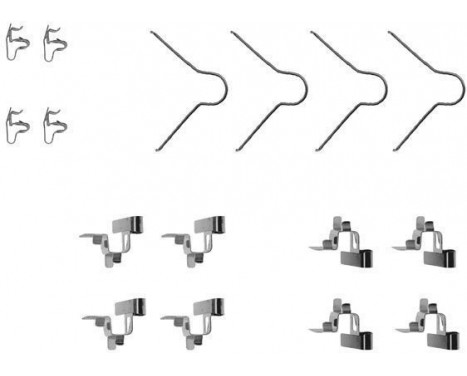 Kit d'accessoires, plaquette de frein à disque