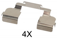 Kit d'accessoires, plaquette de frein à disque
