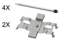 Kit d'accessoires, plaquette de frein à disque