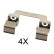 Kit d'accessoires, plaquette de frein à disque