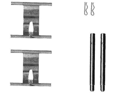 Kit d'accessoires, plaquette de frein à disque