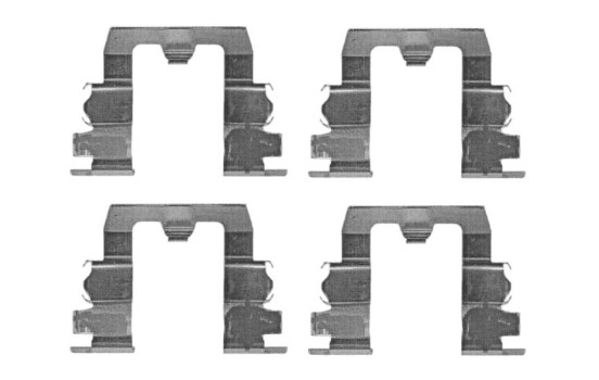 Kit d'accessoires, plaquette de frein à disque