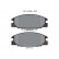 Jeu de plaquettes de frein 2154302 Textar, Vignette 2