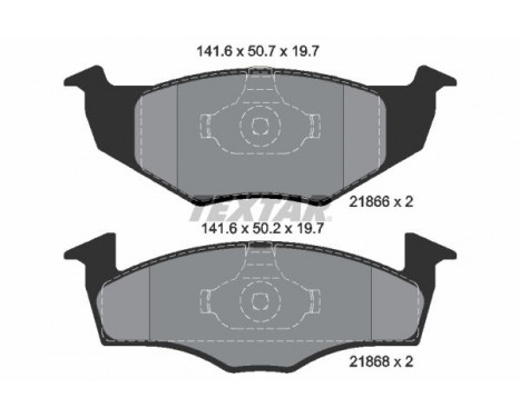 Jeu de plaquettes de frein 2186603 Textar, Image 2