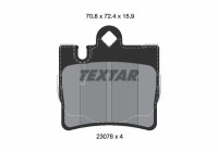 Jeu de plaquettes de frein 2307881 Textar