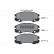 Jeu de plaquettes de frein 2325001 Textar, Vignette 2