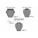 Jeu de plaquettes de frein 2328001 Textar, Vignette 2