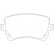 Jeu de plaquettes de frein 2332601 Textar