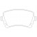 Jeu de plaquettes de frein 2332602 Textar