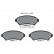 Jeu de plaquettes de frein 2335801 Textar, Vignette 2
