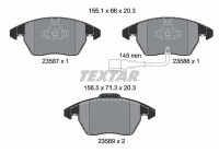Jeu de plaquettes de frein 2358781 Textar