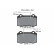 Jeu de plaquettes de frein 2375301 Textar, Vignette 2