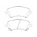 Jeu de plaquettes de frein 2376601 Textar