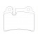 Jeu de plaquettes de frein 2409701 Textar