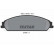 Jeu de plaquettes de frein 2416401 Textar, Vignette 2