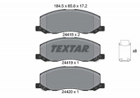 Jeu de plaquettes de frein 2441801 Textar