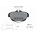 Jeu de plaquettes de frein 2446201 Textar, Vignette 2