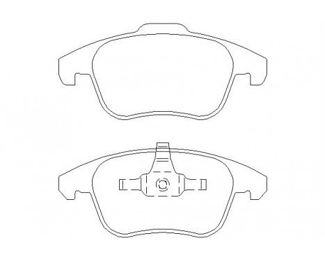 Jeu de plaquettes de frein 2455701 Textar