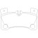 Jeu de plaquettes de frein 2461401 Textar