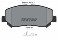 Jeu de plaquettes de frein 2556401 Textar