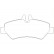 Jeu de plaquettes de frein 2919001 Textar