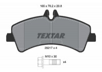 Jeu de plaquettes de frein 2921702 Textar