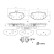 jeu de plaquettes de frein 33107457 Swag, Vignette 2