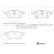 jeu de plaquettes de frein 33109319 Swag, Vignette 2