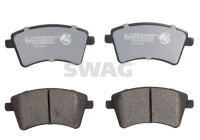 jeu de plaquettes de frein 60116184 Swag