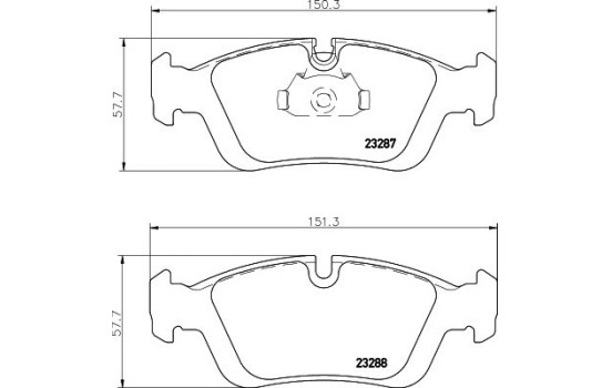 Jeu de plaquettes de frein 8DB 355 008-741 Hella, Image 4