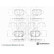 jeu de plaquettes de frein avec cales ADBP420073 Blue Print, Vignette 2