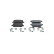 Jeu de plaquettes de frein BP1035 Bosch, Vignette 2