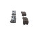 jeu de plaquettes de frein BP2165 Bosch, Vignette 2