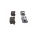 jeu de plaquettes de frein BP2165 Bosch, Vignette 4