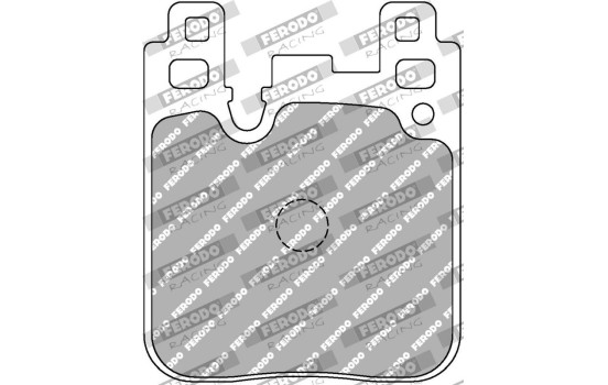 Jeu de plaquettes de frein DS 1.11 FCP4663W Ferodo Racing, Image 6