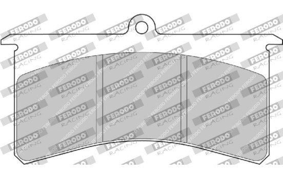 Jeu de plaquettes de frein DS 1.11 FRP501W Ferodo Racing, Image 6