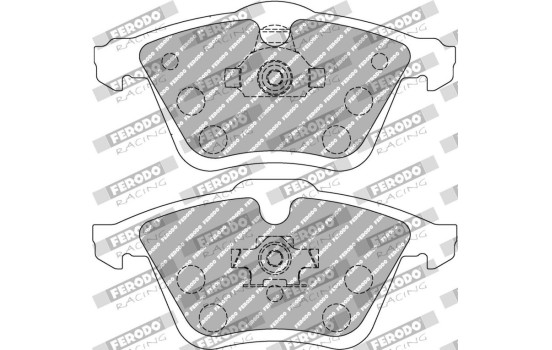 Jeu de plaquettes de frein DS Performance FCP1765H Ferodo Racing, Image 6