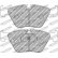 Jeu de plaquettes de frein DS Performance FDS1073 Ferodo Racing, Vignette 6