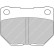 Jeu de plaquettes de frein DS Performance FDS1372 Ferodo Racing, Vignette 5