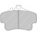 Jeu de plaquettes de frein DS Performance FDS1435 Ferodo Racing, Vignette 5