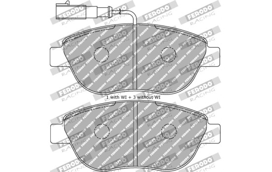 Jeu de plaquettes de frein DS Performance FDS1467 Ferodo Racing, Image 6