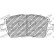 Jeu de plaquettes de frein DS Performance FDS1617 Ferodo Racing, Vignette 6