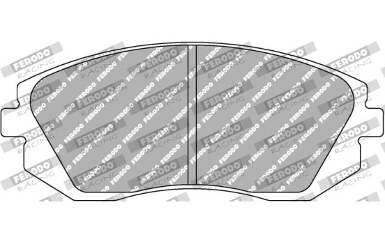 Jeu de plaquettes de frein DS Performance FDS1639 Ferodo Racing, Image 6