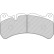 Jeu de plaquettes de frein DS Performance FDS4212 Ferodo Racing, Vignette 5