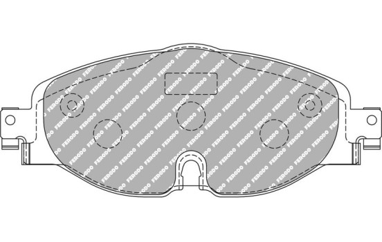 Jeu de plaquettes de frein DS Performance FDS4433 Ferodo Racing, Image 6