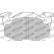 Jeu de plaquettes de frein DS Performance FDS558 Ferodo Racing, Vignette 6