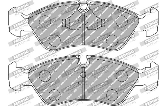 Jeu de plaquettes de frein DS Performance FDS584 Ferodo Racing, Image 6