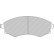 Jeu de plaquettes de frein DS Performance FDS600 Ferodo Racing, Vignette 5
