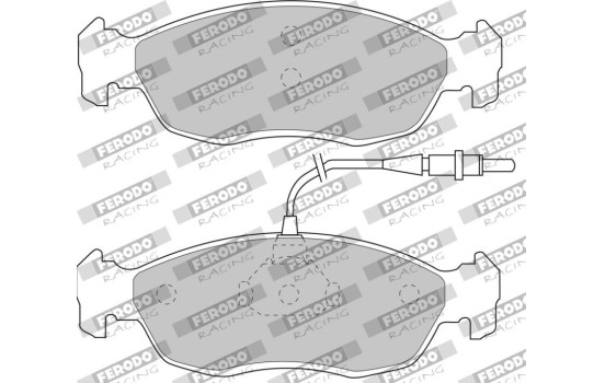 Jeu de plaquettes de frein DS Performance FDS876 Ferodo Racing, Image 5