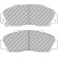 Jeu de plaquettes de frein DS Performance FDS905 Ferodo Racing, Vignette 5